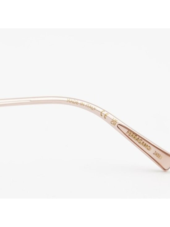 Salvatore Ferragamo SF311S 780 Sunglasses Gold Square Frame, Brown Lenses main image 8